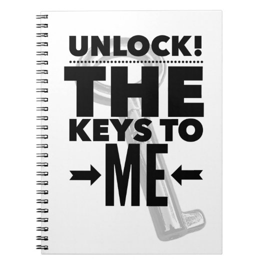Ontgrendelen! De sleutels tot mij Notitieboek (Voorkant)