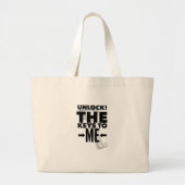 Ontgrendelen! De sleutels voor mij Canvas tas (Voorkant)