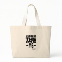 Ontgrendelen! De sleutels voor mij Canvas tas