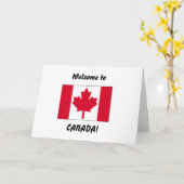 Onthaal aan Canada Kaart (Gele Bloem)