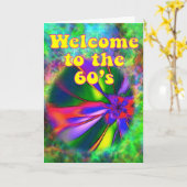 Onthaal aan de jaren '60 kaart (Gele Bloem)