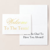 Onthaal aan de Kaart van de Folie van het Team (Display)