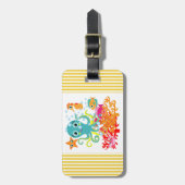 Onthaal aan de Oceaan Bagagelabel (Voorkant verticaal)