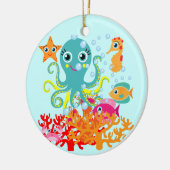 Onthaal aan de Oceaan Keramisch Ornament (Links)