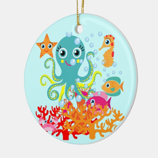 Onthaal aan de Oceaan Keramisch Ornament (Links)