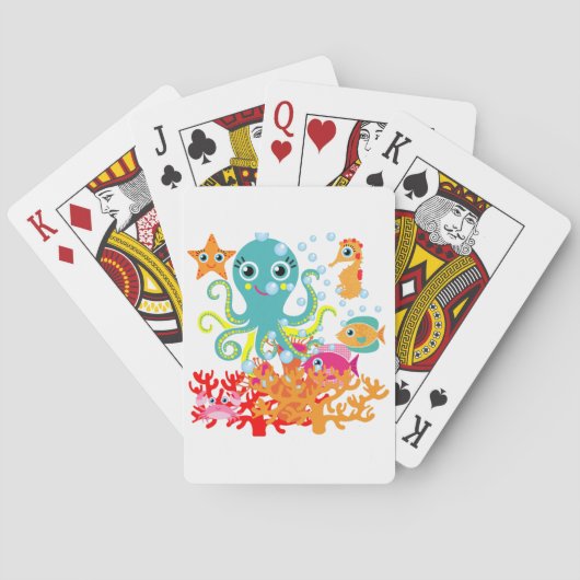 Onthaal aan de Oceaan Speelkaarten (Achterkant)