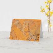 Onthaal aan de Wereld Kaart (Gele Bloem)