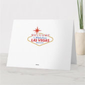 Onthaal aan Fabelachtig Las Vegas, Nevada Kaart (Achterkant)