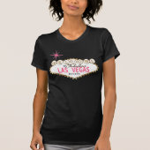 Onthaal aan Fabelachtig Las Vegas - Roze T-shirt (Voorkant)