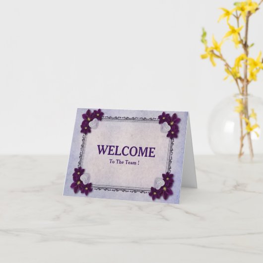 Onthaal aan het Briefkaart van het Team (Gele Bloem)