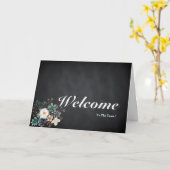 Onthaal aan het Briefkaart van het Team Chalkboard (Gele Bloem)