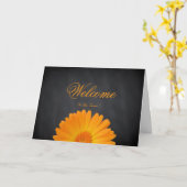 Onthaal aan het Team Daisy Flower Kaart (Gele Bloem)