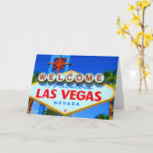 Onthaal aan het Teken van Las Vegas Kaart (Gele Bloem)