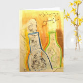 Onthaal aan het wenskaart van Marrakech, Spijker Kaart (Gele Bloem)