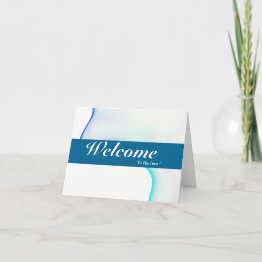 Onthaal aan het Witte Minimale Blauwe Kenteken van Kaart (Voorkant)