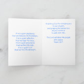 Onthaal aan onze kerk bedankkaart (Binnen)