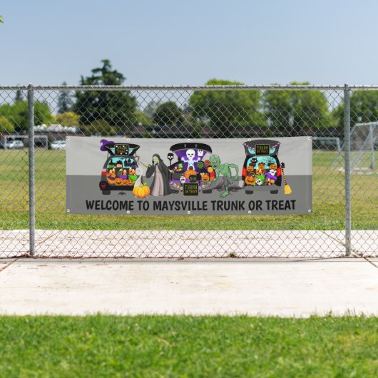 Onthaal om naamboomstam toe te voegen of te behand spandoek (Insitu)