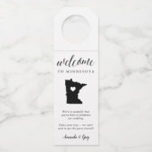 Onthaal staatshuwelijk Minnesota Flessenhanger (Voorkant)