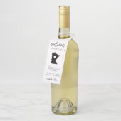 Onthaal staatshuwelijk Minnesota Flessenhanger (Schuin)