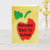 Onthaal terug naar het Wenskaart van de School Kaart (Gele Bloem)