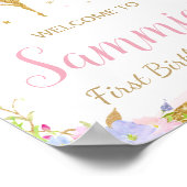 Onthaal van de Britse filmfairy Birthday Poster (Hoek)