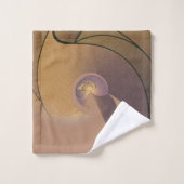 Ontheffende Aardetone Designer Handdoek (Wasdoekje)