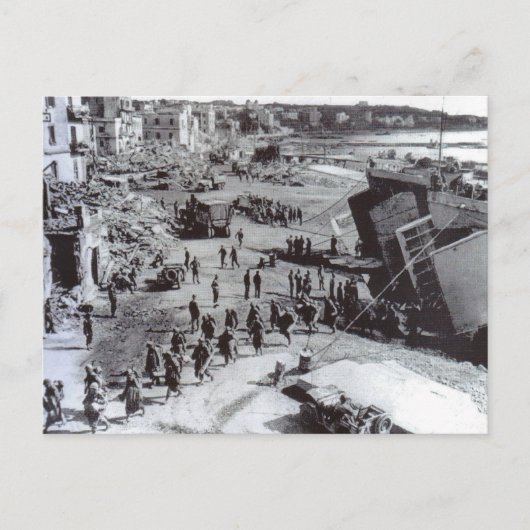 Ontheffende troepen uit de Tweede Wereldoorlog Briefkaart (Voorkant)