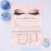 Ontheffingsformulier Wasdepilatie Roze Flyer (Enkel)