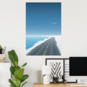OnTheRoadOpnieuw - Ice Road Poster (Thuiskantoor)