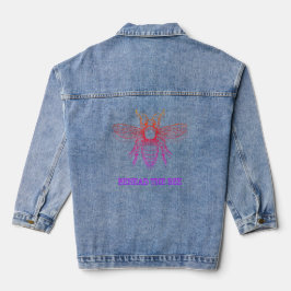 Onthoofd de bij denim jacket