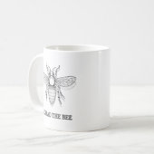 Onthoofd de bij koffiemok (Voorkant links)