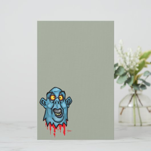 Onthoofde Man 00 Briefpapier (Staand voorkant)