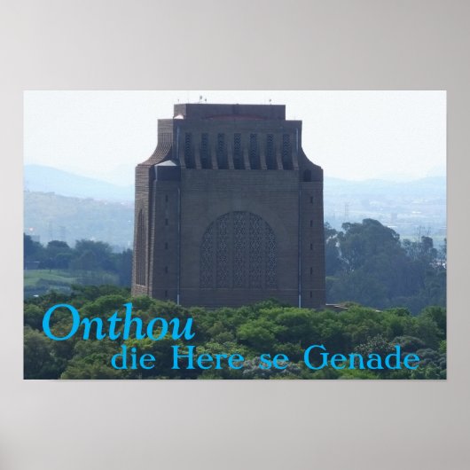 Onthou Sy Genade Poster (Voorkant)