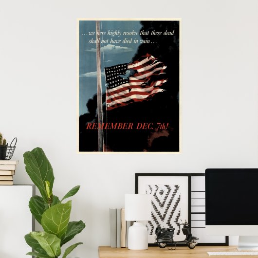 Onthoud 7 december poster (Thuiskantoor)