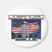 Onthoud 9/11 magneet (Voorkant)