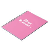 Onthoud altijd dat snel schrijven een Notitieboek (Linkerzijde)