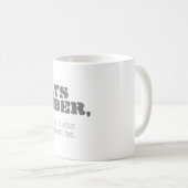 Onthoud altijd, het is geen verzinsel van uw koffiemok (Voorkant rechts)