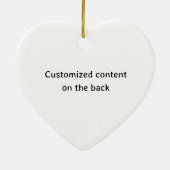 Onthoud altijd Inspirerend Keramisch Ornament (Achterkant)