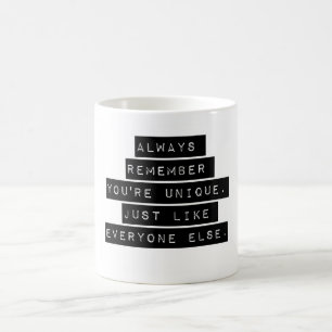 Onthoud altijd je unieke koffiemok