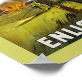 Onthoud België (grens) Poster (Hoek)