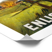 Onthoud België (wit) Poster (Hoek)