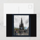 Onthoud bij het Schots monument Edinburgh, Schotla Briefkaart (Voorkant / Achterkant)