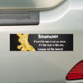 Onthoud Bumpersticker (Op auto)