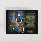 Onthoud dat Briefkaart Gypsy Fortune Teller Poem (Voorkant / Achterkant)