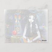 Onthoud dat Briefkaart Gypsy Fortune Teller Poem (Achterkant)