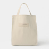 Onthoud dat dit geluk koopt tote bag (Achterkant)