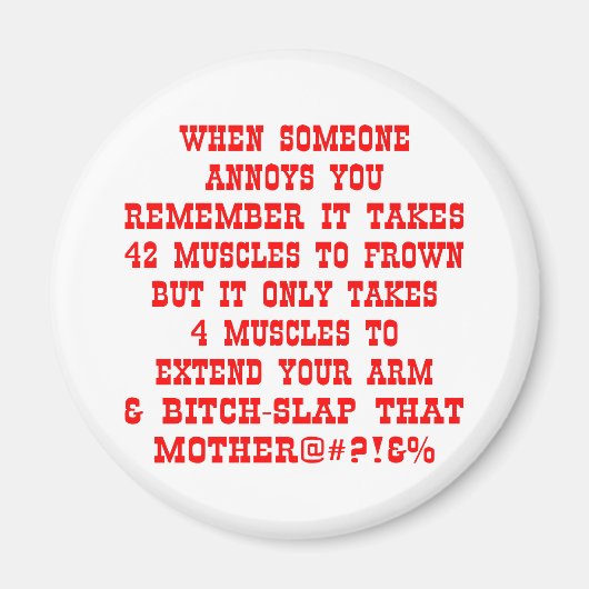 Onthoud dat er maar vier spieren nodig zijn om te  magneet (Voorkant)