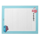 Onthoud dat het blauwe kattenbont notitieblok (Voorkant)