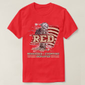 Onthoud dat iedereen die op vrijdag 1 (2) RED heef T-shirt (Design voorkant)