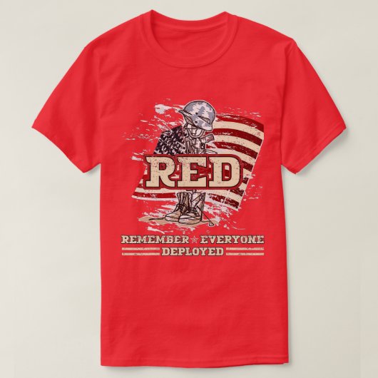 Onthoud dat iedereen die op vrijdag 1 (2) RED heef T-shirt (Design voorkant)